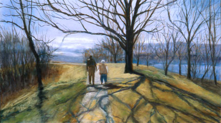 Walking on the Bluff